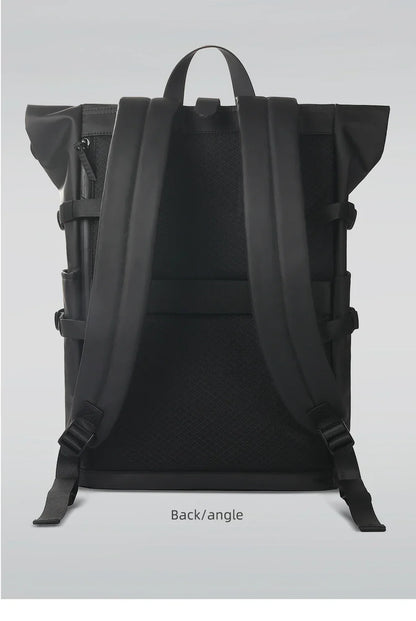 Heroic Knight Men's backpack Waterproof Roll Top Backpack Women Travel Expandable USB Charging Large Capacity Laptop Bag Mochila
