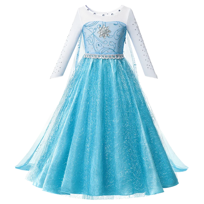 Cinderella Anna Elsa Costume Children Princess Dress for Girls Kids Cosplay Snow White Christmas Carnival Party Disguise Outfit