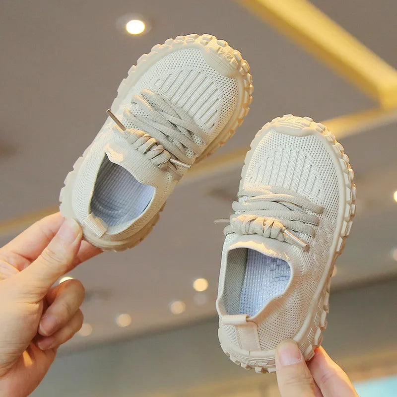 Sport Running Soft Casual Breathable Spring Autumn Baby Boys Girls Bottom Non-Slip Kids Sneakers Children Shoes