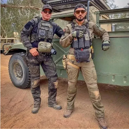 Tactical Uniform Milit Camo Suit Hunting Clothes Combat Shirts Camping Pants Men Workwear Suits Airsoft Paintball Sets