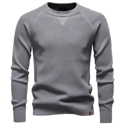 Raglan Sleeve Polo Shirt Men Henley Collar Solid Color Long Sleeve Heavyweight Cotton Business Casual Autumn Winter