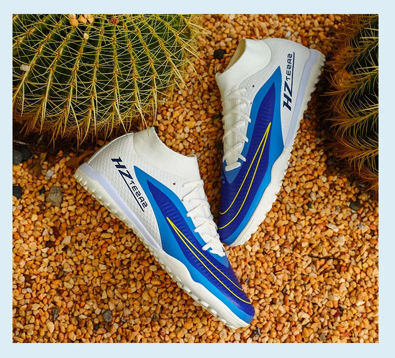 New Men Soccer Shoes Sport Boys Breathable Cleats Adult Outdoor Football Boots Training Long Spikes Non Slip Match Comfortable