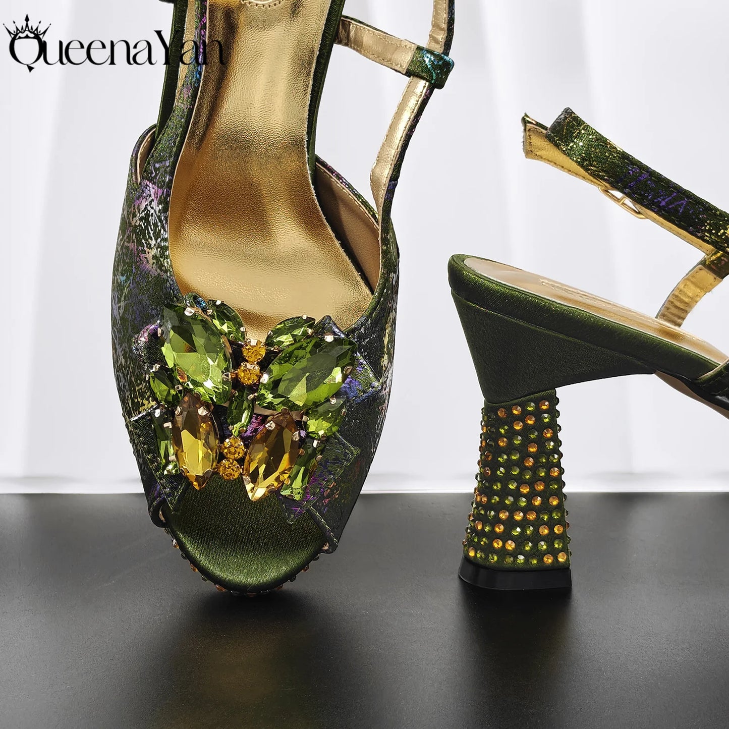Essential for Banquets  High Quality Designer Luxury Shoes and Bag  Exquisite HandBag with Peep Toe Shoes Sexy High-Heeled