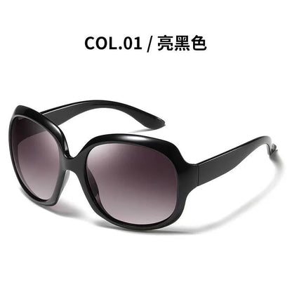New Large Frame Circular Shape Sunglasses Women Design Brand Fashion Sun Glasses Outdoor Driving Lady Eyewear UV400 Gafas De Sol