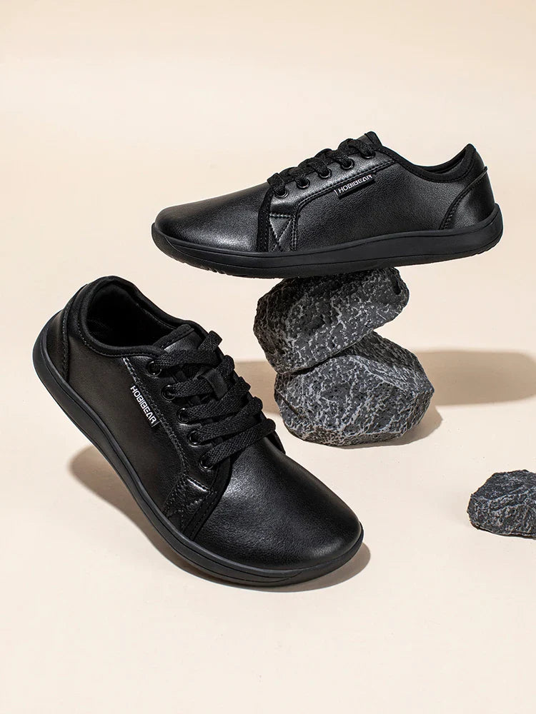 Minimalist Wide Toe Shoes Unisex Barefoot Zero Drop Sneakers Casual Artificial Leather Fashion Shoes
