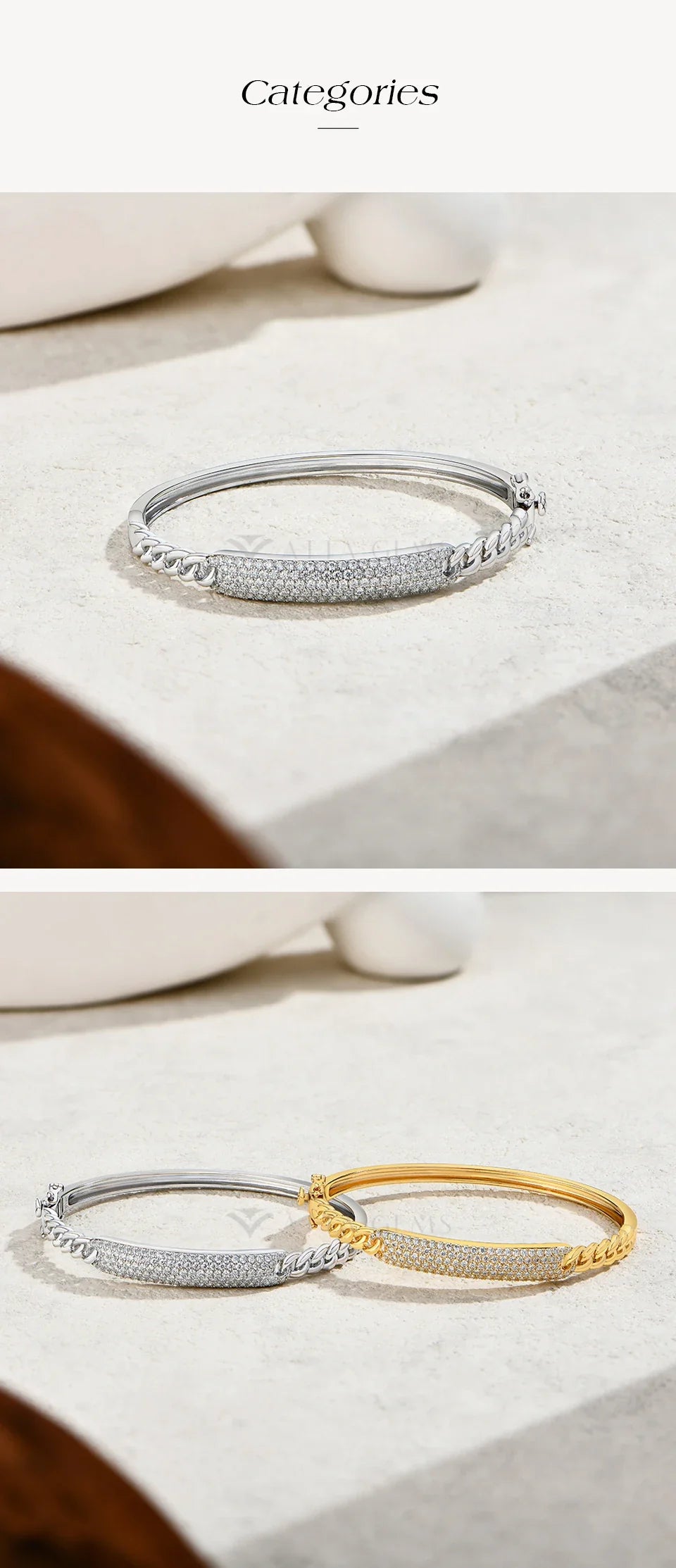 925 Sterling Silver Moissanite Cuba Chain Bangle For Women Men Engagement Party Adjustable Charm Bracelet Fine Jewelry