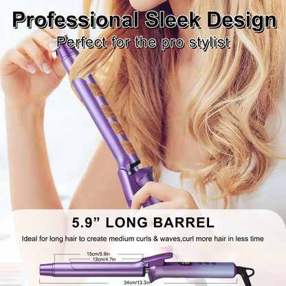 US Hair Curler Large Volume Does Not Hurt The Hair Perm Negative Ion 25mm Bangs Lasting Syling Electric Curling Iron