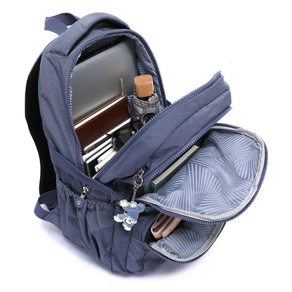 Large Nylon Waterproof Backpack Travel Rucksack for Women School Bags Mochilas Mujer Kids Girls 2026
