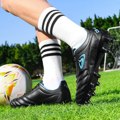 New Men Football Boots Futsal Soccer Shoes TF FG Grass Cleats Comfortable Outdoor Training Shoes Match Breathable Sport Indoor