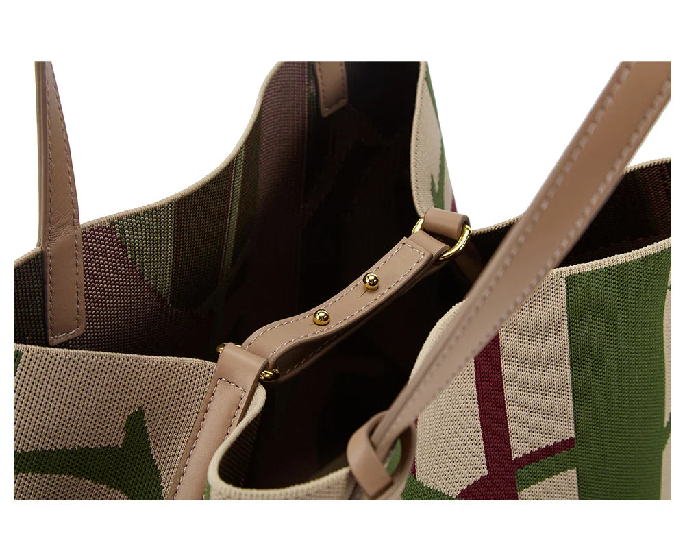 Multi-coloured Colour Retro Style Women's Large Capacity Handbags Multi-coloured Available Classic Multi-purpose Women's Handbag