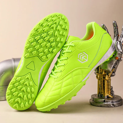 New Men Football Boots Grass Breathable Match Outdoor Sport Soccer Shoes Cleats Long Spikes Comfortable Training Boys Non Slip