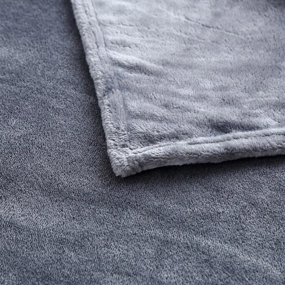 Fluffy Coral Velvet Blanket Flannel Plush Comfortable Thickened and Warm Soft Sofa Throw Blanket for Air-Conditioned Room Luxury