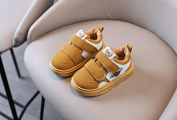 Autumn Winter New Children's Sports Shoes Boys' High Top Board Shoes Girls' Little White Fashion Children's Basketball Shoes