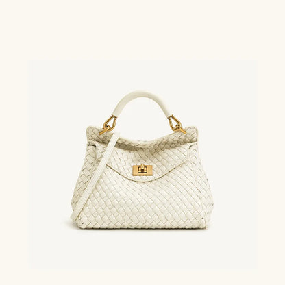 Spring&Autumn buckle bag niche fashion genuine leather shoulder crossbody bag buckle high-end versatile Women handbag