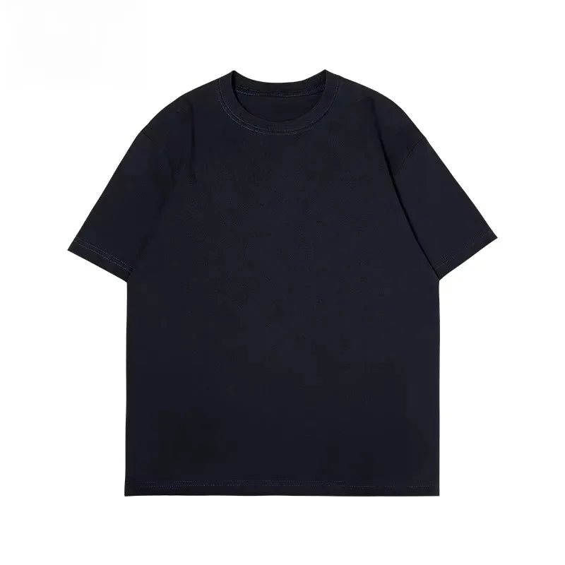 T-Shirt 2025 Summer Men's and Women's American Loose Casual Parent-Child Short Sleeve Top