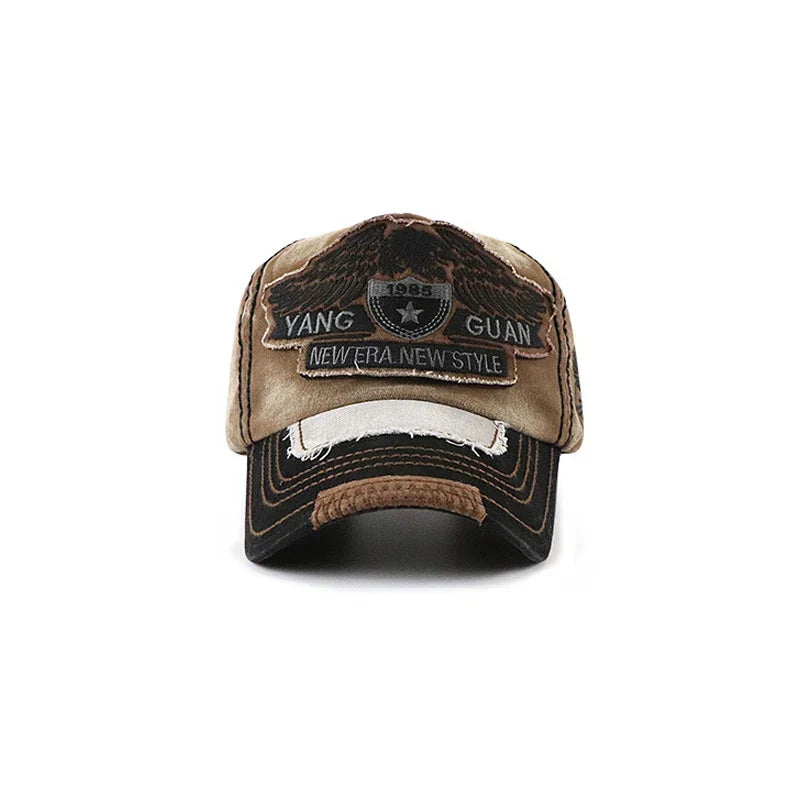 Various Sizes Suitable For Different Family Members Parent-Child Letter Pattern Patch Embroidery Cotton Adjustable Baseball Cap