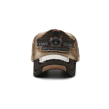 Various Sizes Suitable For Different Family Members Parent-Child Letter Pattern Patch Embroidery Cotton Adjustable Baseball Cap