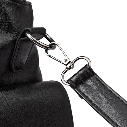 Pu shoulder bag fashionable temperament zipper opening design daily commuter handbag