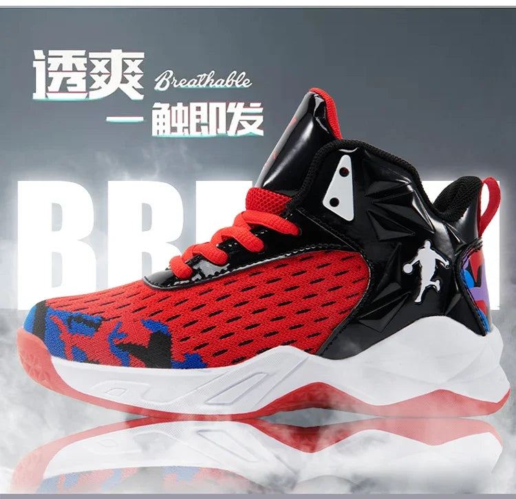 2024 New Children's Basketball Shoes for Boys Non-slip Kids Sport Shoes Wear-resistant Outdoor Kids Girls Sneakers Trainers