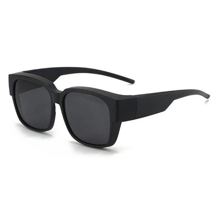 For Driving Riding That Can Be Worn over Other Glasses Wrap Around Square Shades Fit Over Glasses Sunglasses Polarized