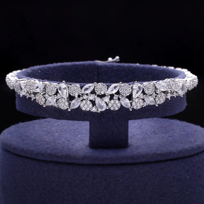 2023 Hot Selling 4-Piece Jewelry Set Cubic Zirconia for Women's Wedding Party Wedding Accessories Dubai, Saudi Arabia