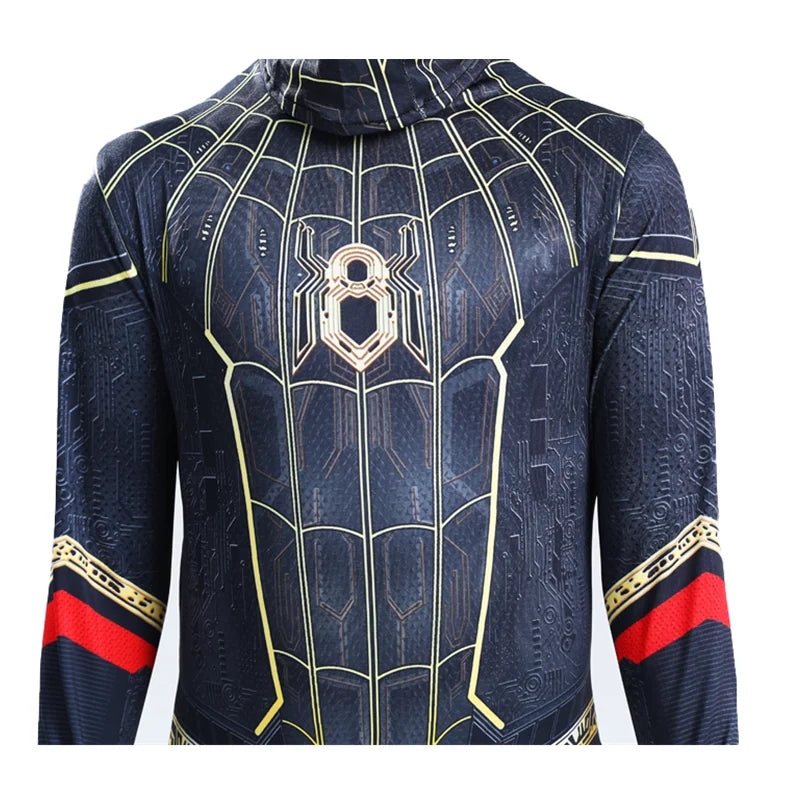Superhero Spiderman Costume Bodysuit for Spandex Zentai Halloween Spider Man Cosplay Jumpsuit 3D Style
