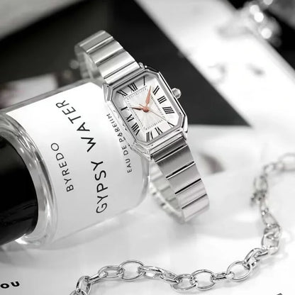 Luxury Women Quartz Watch Casual Fashion  Stainless Steel Strap Wristwatch Relojes Para Mujer Ladies Gifts