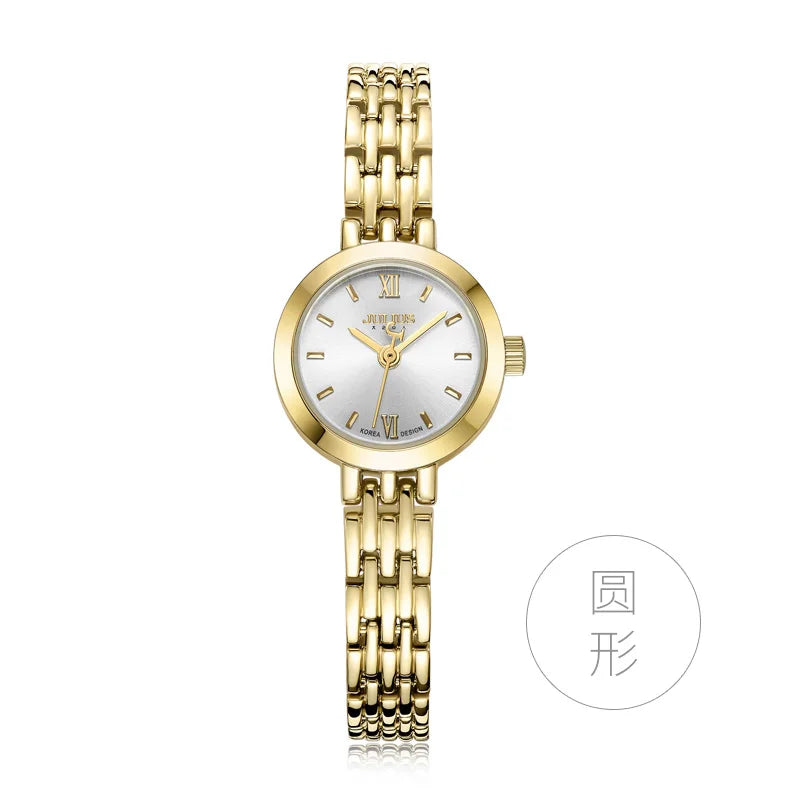 Top Julius Mini Lady Women's Watch Japan Quartz Elegant Fashion Hours Clock Dress Bracelet Chain School Girl's Birthday Gift
