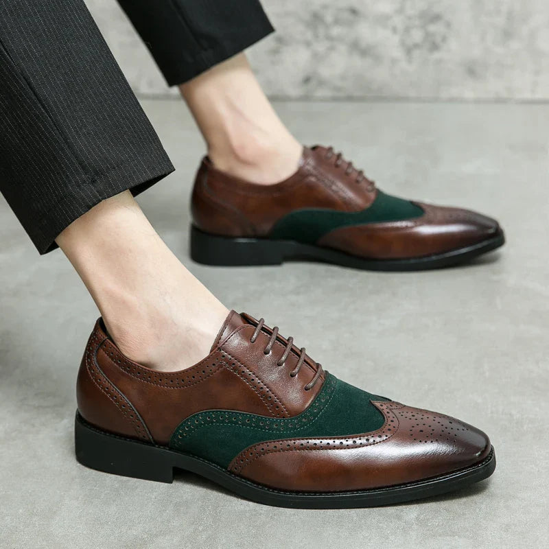 Trend Formal Brogues Social Office Shoes For Men Classic Casual Business Shoes Men High Quality Wedding Dress Shoes For Men