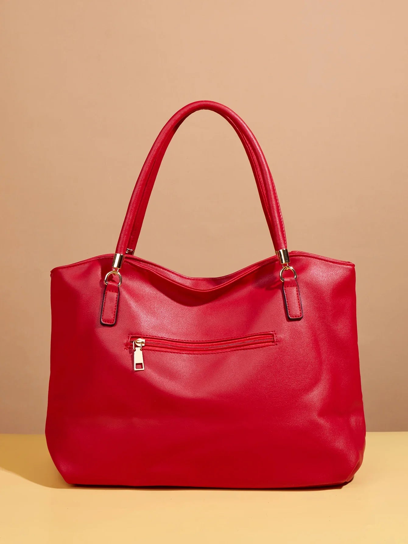 Women's Fashionable and Versatile Tote Bag with an Elegant Vibe, Large Capacity with Metal Accents, Pu Handbag and Shoulder Bag, Women's Business Travel Bag, Suitable for Outings/Shopping/Commuting/Work/Office/Business Trips/