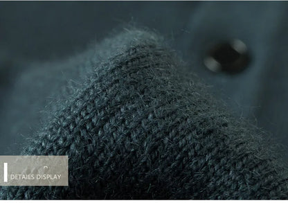 Fashion luxury knitted long sleeve polo shirt men's autumn new trend simple solid color soft skin friendly comfort lapel sweater