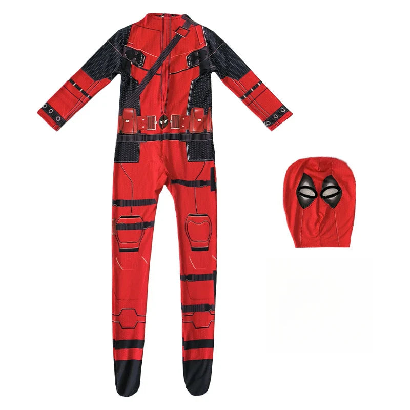 Kids Spider Boy Cosplay Costume Superhero Morales Cosplay Jumpsuit Miles Zentai Jumpsuit Halloween Carnival Party Costume Adult