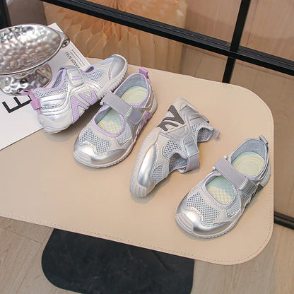 Children Sport Sandals Kids New Summer Mesh Breathable Lightweight Sneakers for Boys Girls Outdoor Casual Walking Shoes