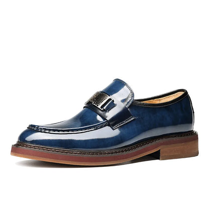 Leather Men Formal Shoes Luxury Brand 2025 Men's Loafers Dress Moccasins Breathable Slip on Brown Driving Shoes Plus Size 37-45