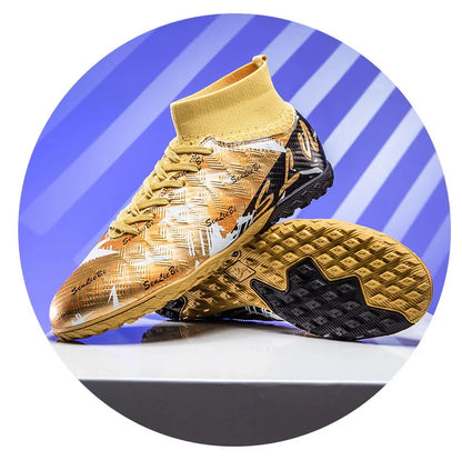 Size 34-46 Men FG/TF Football Boots Futsal Professional Unisex Kids Soccer Shoes Training Outdoor Boys Football Shoes Sneakers