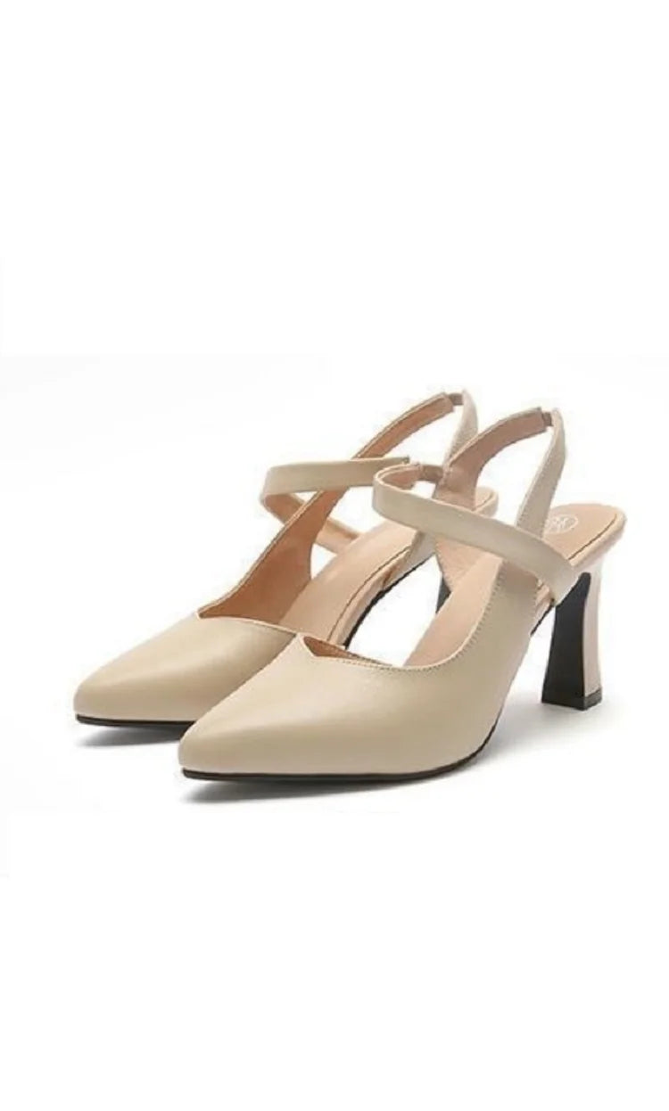 women fashion sweet light weight apricot high quality stiletto heel shoes lady classic beige comfort elegant footwear b418