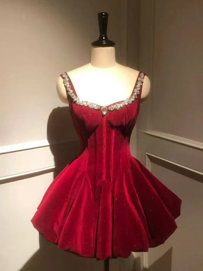 2025 Autumn Vintage Elegant Y2K Velvet Off Shoulder Dress Bow Bodycon Mini A-line Women Evening Party Subculture Lolita Formal