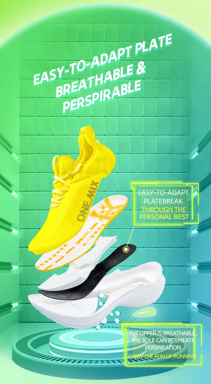 Carbon Plate Marathon Running Racing Shoes Professional Stable Support Shock-relief Ultra-light Rebound Sport Sneakers