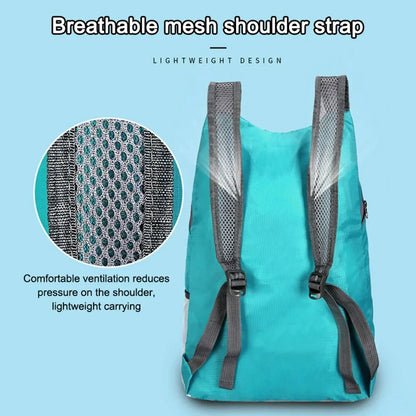 15L Lightweight Packable Backpack Foldable ultralight Outdoor Folding Backpack Travel Sports Bag Hiking Daypack for Men Women