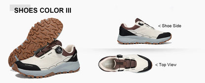 Men Hiking Shoes Outdoor Climbing Mesh Breathable Travel Walking Shoes Male Non-Slip Wear Resistant Comfortable Sneaker