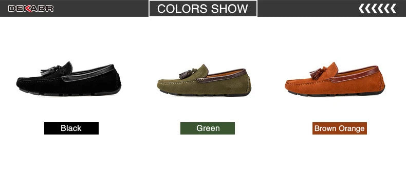 Genuine Leather Men Shoes Spring Fashion Leather Men Loafers Flats New High Quality Casual Shoes For Men Driving Shoes
