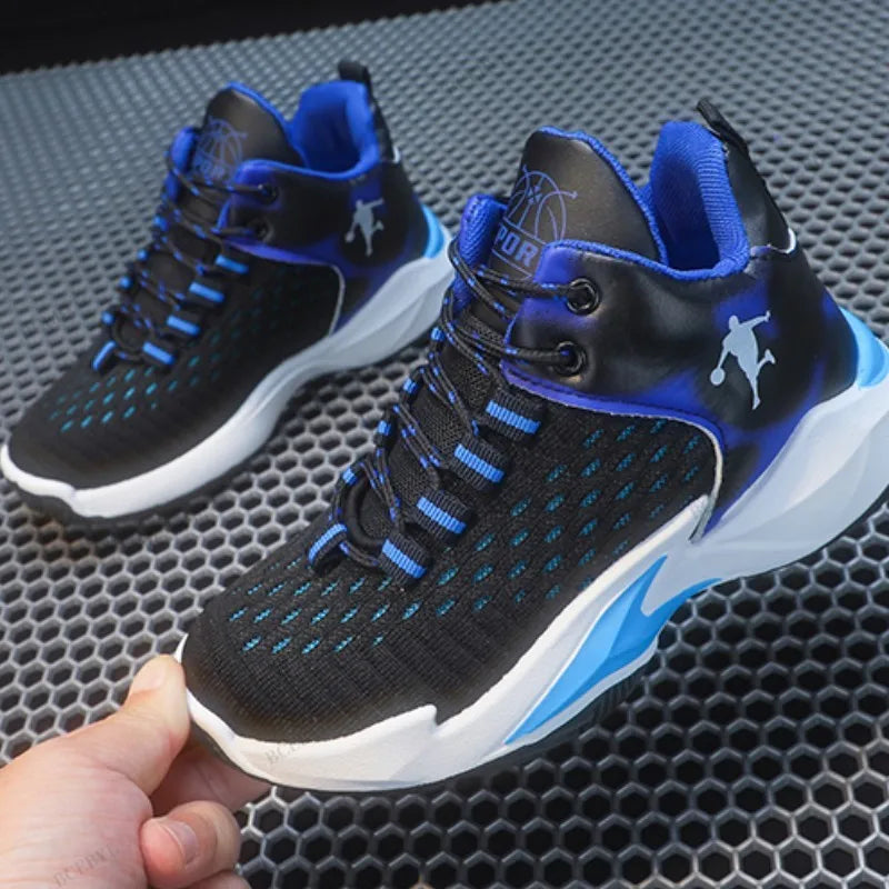 Baby's New Soft/Breathable Sports Games Sports Basketball Soccer Running Shoes Kids Hot Sale Summer School Students Sneakers