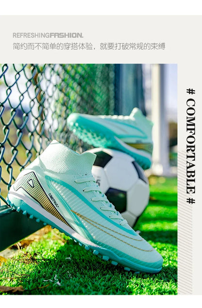 New Men Football Boots Professional Ultralight Match Grass Futsal Soccer Shoes Cleats Women Unisex High-quality TF/FG Sneakers