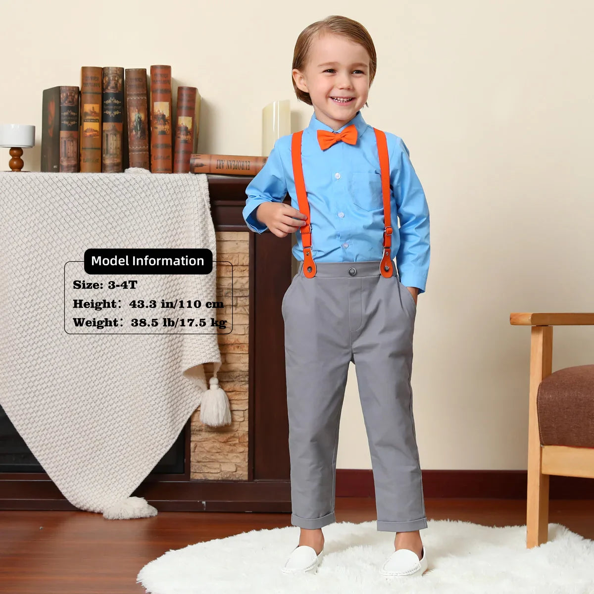 Toddler Boy Outfits Baby Halloween Birthday Suits Kids Clothes Suspender Dress Gentleman Photography Infant Party Gift Set