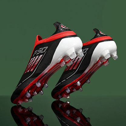 NEW Without-lace F50+ Mens Soccer Shoes Boys Training Non-Slip Turf Soccer Cleats TF/FG Football Sneakers Chuteira Campo 35-45