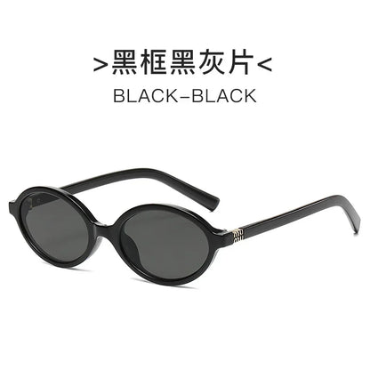 Designer UV400 Sunglasses Women Men New Trendy Oval Sun Glasses Ladies Vintage Small Round Gafas De Sol
