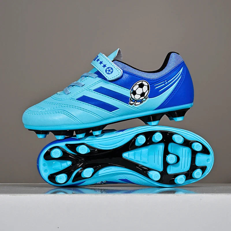 New Kids Turf Football Boots Training Shoes Soccer Shoes Drop Shipping Professional Match Grass Ultralight Cleats Boys Non-Slip