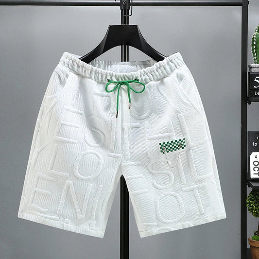 New Fashion knitted Shorts Men Comfortable Elastic Waist Clothing Male Breathable Short Trousers plus size