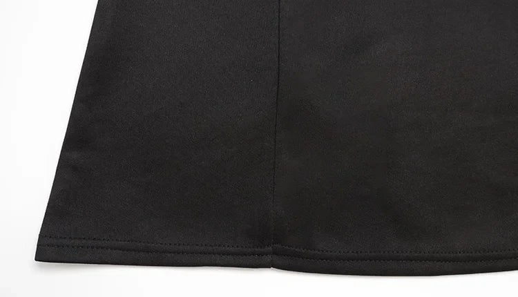 Elegant Women's Mini Dresses Solid Sexy Bodycon Slim Fit Hollow Out Regular Long Flare Sleeve A Line Trend Casual Female
