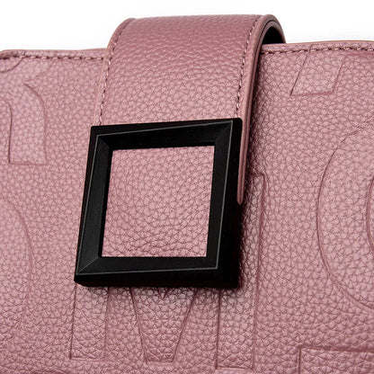 Fashion Women's Square Buckle Crossbody Bag Casual Shoulder Crossbody Bags Ladies Luxury Designer Large Capacity Travel Handbag